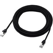 LANケーブル CAT7(カテゴリ7)準拠 7m 爪折れ防止 高耐久 メッシュ シールド構造 ブラック LD-TWSM/BK70