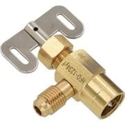 HFO-1234yf 7/16-20 サービス缶バルブ