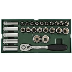 RS-09915 [26pcs1/2六角ラチェットソケットセット]