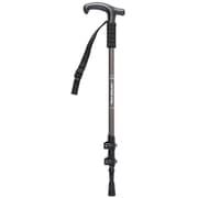 トレッキングポール トレッキングステッキ 3段 type2 レバーロック式 T型グリップ チャコールグレー FEEL BOSCO UM-2334