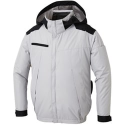 空調風神服 チタン加工長袖ブルゾン（服のみ） 6シルバー Mサイズ KF92501