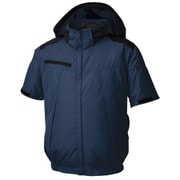 空調風神服 チタン加工半袖ブルゾン(服のみ) 3ネイビー Sサイズ KF92500