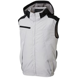 空調風神服 チタン加工ベスト（服のみ） 6シルバー 3Lサイズ KF92502