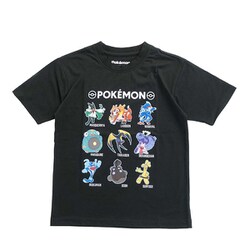 22863256 ポケットモンスター KIDS Tシャツ ポケモン パルデアポケデックス BLACK 100cm