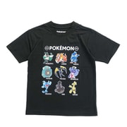 22863256 ポケットモンスター KIDS Tシャツ ポケモン パルデアポケデックス BLACK 100cm
