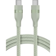 USB-C & USB-C ケーブル 1.8m 240W 高耐久ナイロン グリーン A82E2N62