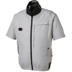 EXFROZEN ハイブリットクール ショートスリーブ ジャケット（セット） 5Lサイズ 6シルバー EF92590S