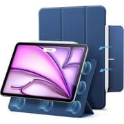iPad Air 13インチ ケース(M3/M2、2025/2024)iPad Pro 12.9インチ(第6/5/4世代)専用 強力マネットホールドケース Navy Blue 1B1980306
