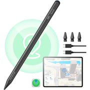 「探す」機能付き iPad用デジタルペンシル 2025-2018,iPad第11世代(A16)/第10世代、iPad Air 11/13, iPad Pro 11/12.9/13, iPad Mini 6/5対応 6C0060104