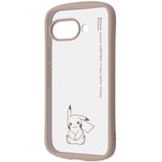 Google Pixel 9a用 ポケットモンスター Puffull 衝撃吸収 バンパー ハイブリッドケース ピカチュウ IN-PGP9ACMD2/PK2M