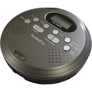 FMラジオ付 ポータブルCDプレーヤー ガンメタリック CD-139FM