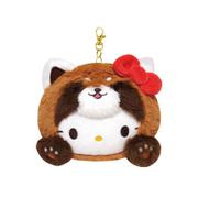 SAB-PC-KT サンリオキャラクターズ バンザイシリーズ フェイスパスケース ハローキティ(レッサーパンダ)