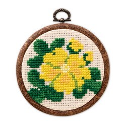 かんたんクロス・ステッチ 高嶺の花 シリーズ No.7606 キンバイ