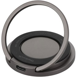 マグネットワイヤレス充電器 ガンメタル OWL-MW01-GM
