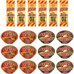 限定 特製のガリマヨ6個付き！日清焼そばU.F.O.と日清焼そばU.F.O. 油そば ラー油マヨ 各6食（計12食）セット