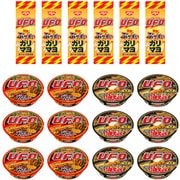 限定 特製のガリマヨ6個付き！日清焼そばU.F.O.と日清焼そばU.F.O. 油そば ラー油マヨ 各6食（計12食）セット [即席カップめん]