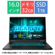 ゲーミングノートPC/GAMING A16/16型/Core i7-13620H/GeForce RTX 5070/メモリ 32GB/SSD 1TB/Windows 11 Pro/ブラックスチール CWHI3JP864SP