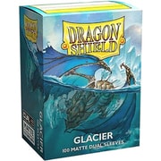 15031 ドラゴンシールド マットデュアルスリーブ グレイシャー 63×88mm用 100枚入り [トレーディングカード用品]