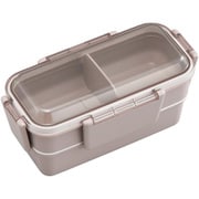 弁当箱 600ml カームカラー ランチボックス二段 仕切付 PCW-600S