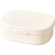 お弁当箱 さっと洗えるお弁当箱 S 1段 400ml ホワイト 30368