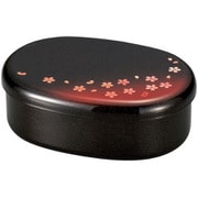 お弁当箱 小判一段弁当 茜桜赤 1段 480ml 30398