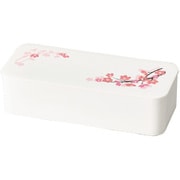お弁当箱 スリム一段ランチ SAKURA 1段 550ml ホワイト 30402