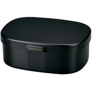 お弁当箱 さっと洗えるお弁当箱 L 1段 900ml ブラック 30451