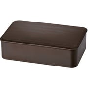 弁当箱 800ml 一段ランチ 茶木目 30463