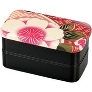 弁当箱 2段 700ml 布貼長角二段弁当 桜ピンク 30479