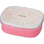 弁当箱 1段 400ml ワンタッチランチ color ピンク 30483