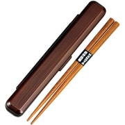 箸箱セット 18.0cm 栃木目 33377