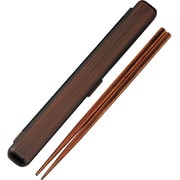 箸箱セット 23.0cm 栃木目 33378