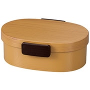 弁当箱 さっと洗えるお弁当箱 プレミアム 木目小判弁当 小 480ml タイト式 ひのき 30560