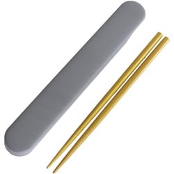 箸箱セット 食洗機対応 スライド箸箱セット 箸 18cm アッシュグレー 33402