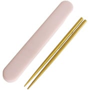 箸箱セット 食洗機対応 スライド箸箱セット 箸 18cm スモーキーピンク 33404
