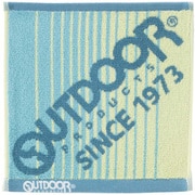 ミニタオル アウトドア OUTDOOR 25×25cm ビッグロゴ グリーン 832022