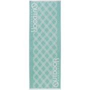 フェイスタオル ロング アウトドア OUTDOOR 31×90cm ラインチェック グリーン 832042