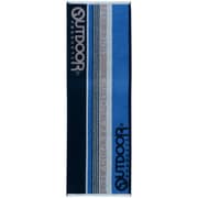 フェイスタオル ロング アウトドア OUTDOOR 31×90cm カームロゴ ブルー 832053