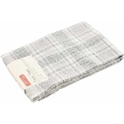 フェイスタオル コーマクロスチェック 34×80cm 2枚組 グレー