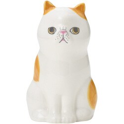花瓶 ペン立て フラワー＆ペンスタンド 猫 エキゾチックショートヘア P22-0703