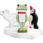 コポー 木製 小箱セット 森 カエル 置物 北国 83434