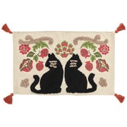 玄関マット プリント＆タフトマット 40×60 屋内 ニャーベスク 14225875309