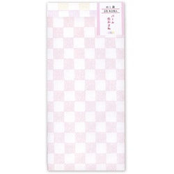 のし袋 パール 色かさね 市松 桃 ノ816