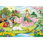 500-332 泉 和美 / 白馬と観音菩薩 [ジグソーパズル 500ピース]