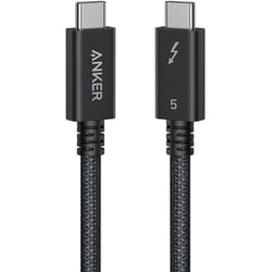 Anker Prime USB-C ＆ USB-C ケーブル Thunderbolt 5 （240W, 80Gbps） 0.5m A84N1011