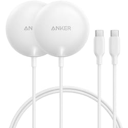 Anker Zolo Wireless Charger （Magnetic, Pad） 2個セット ホワイト B25M2521