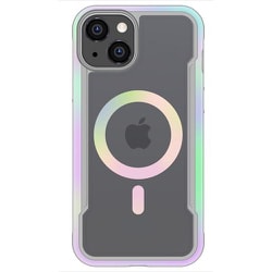 iPhone 15 Plus 対応 ケース Magsafe 対応 耐衝撃 米軍 MIL規格 クリア スマホケース 衝撃吸収 傷 保護 グラデーション フレーム Shield 2.0 MagSafe クォーツ RT_IOBCSAPS0_QZ