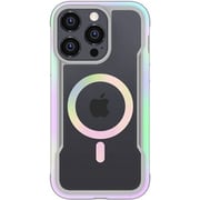iPhone 15 Pro Max 対応 ケース Magsafe 対応 耐衝撃 米軍 MIL規格 クリア スマホケース 衝撃吸収 傷 保護 グラデーション フレーム Shield 2.0 MagSafe クォーツ RT_IOGCSAPS0_QZ