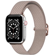 Apple Watch 49mm 45mm 44mm 46mm 対応 バンド ナイロン 布 製 調整 簡単 シンプル ベルト Wave ピンク SE_WALBDNYWA_PK