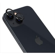 iPhone13/iPhone13mini 対応 カメラフィルム サファイアガラス カメラ保護 フィルム 指紋 防止 カメラレンズ サファイア 強化ガラス 保護フィルム LenShield ブラック SE_IMDSPCTSS_BK